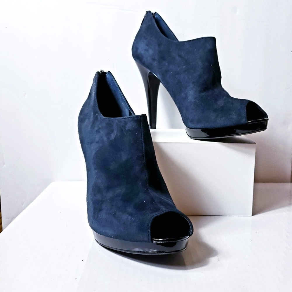 Nine West peep toe booties